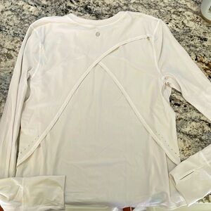 Lululemon white top. Worn once